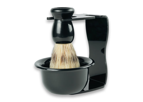 Lather Brush & Stand
