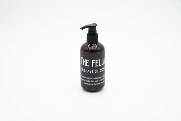 Pre-Shave Oil Bottle w/ Label